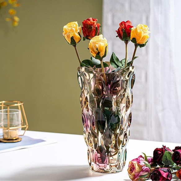 MagicViolett-Blumenvase-handgefertigt-aus-Kristallglas-2