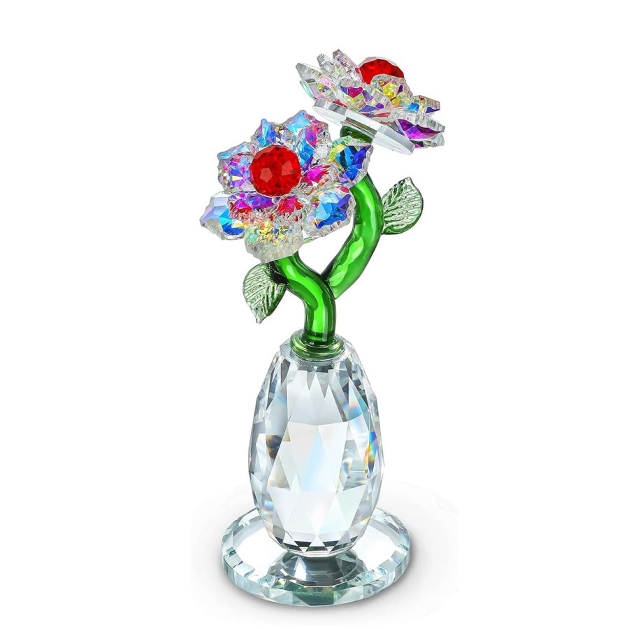 Kristallglas-Glasblume-Regenbogen-Bluetenblaetter-Traumblume-Sammlerstueck-1