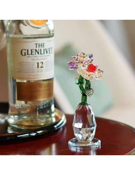 Kristallglas-Glasblume-Regenbogen-Bluetenblaetter-Traumblume-Sammlerstueck-2