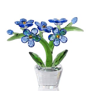 Kristallglas-Vergissmeinnicht-Blume-Traumblume-Sammlerstueck-1