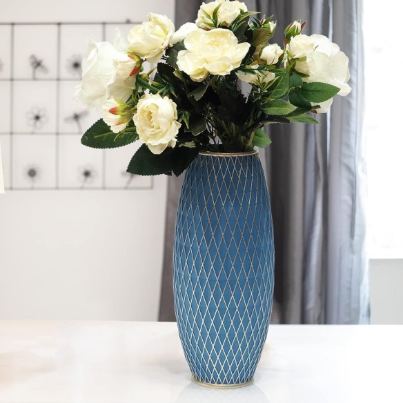 BlueGold-Blumenvase-handgefertigt-handbemalt-3