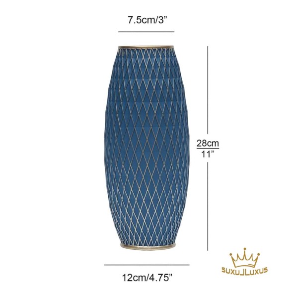 BlueGold-Blumenvase-handgefertigt-handbemalt-6
