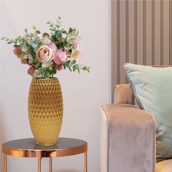 DiamontGold-Blumenvase-Diamantmuster-handgefertigt-handbemalt-4
