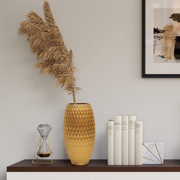 DiamontGold-Blumenvase-Diamantmuster-handgefertigt-handbemalt-7