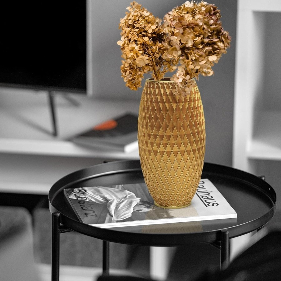 DiamontGold-Blumenvase-Diamantmuster-handgefertigt-handbemalt-2