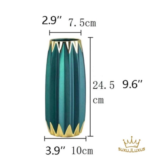 GreenSmaragd-Blumenvase-vergoldet-handgefertigt-5