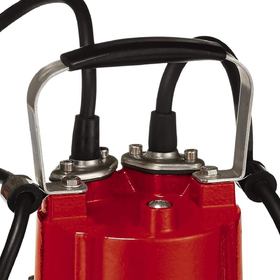 CRAFTMAX-Schmutzwasserpumpe-1300W-O40mm-Fremdkoerper-23.000-Lh-Foerderleistung-Cutter-Schwimmerschalter-5