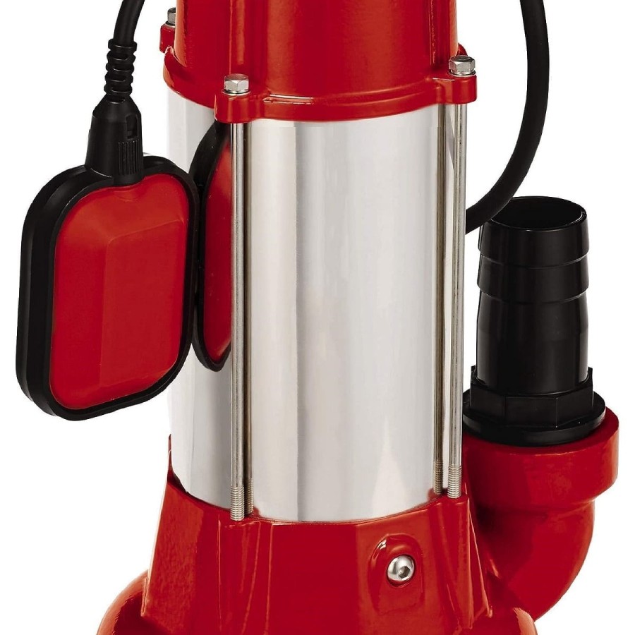 CRAFTMAX-Schmutzwasserpumpe-1300W-O40mm-Fremdkoerper-23.000-Lh-Foerderleistung-Cutter-Schwimmerschalter-8