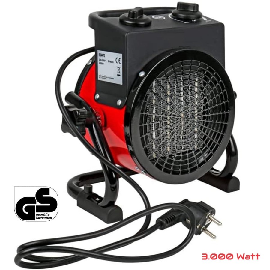 CRAFTMAX-3000Watt-Bautrockner-Keramik-Heizluefter-Heizgeblaese-stufenlos-Thermostat