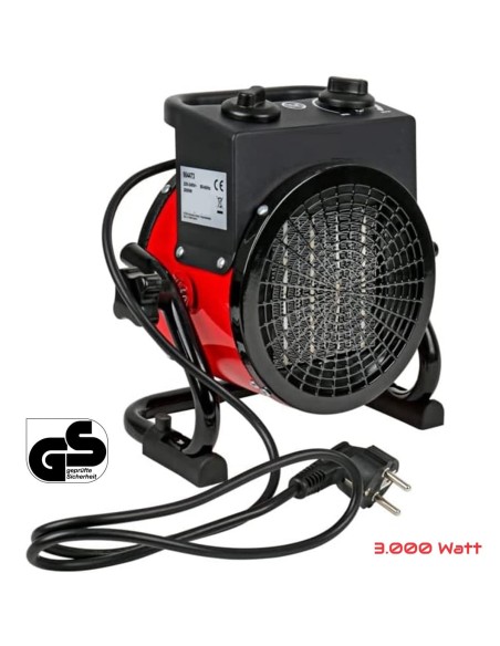 CRAFTMAX-3000Watt-Bautrockner-Keramik-Heizluefter-Heizgeblaese-stufenlos-Thermostat