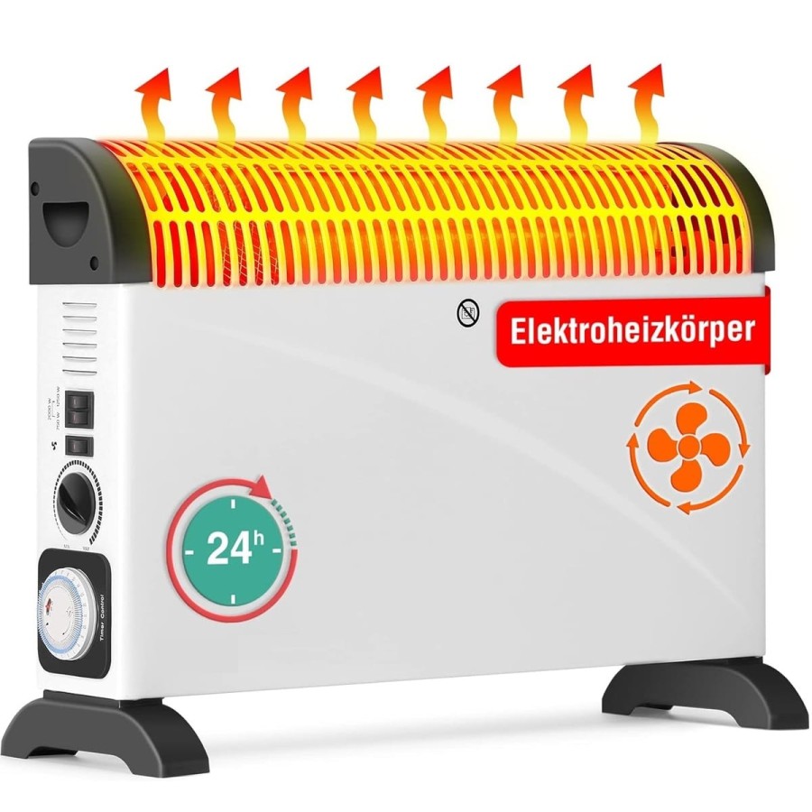 Konvektor-Elektroheizung-Energiesparend-Turbo-Ventilator-24-Stunden-Timer-750W-1250W-2000W-1