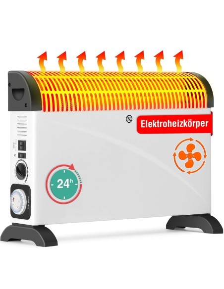 Konvektor-Elektroheizung-Energiesparend-Turbo-Ventilator-24-Stunden-Timer-750W-1250W-2000W-1