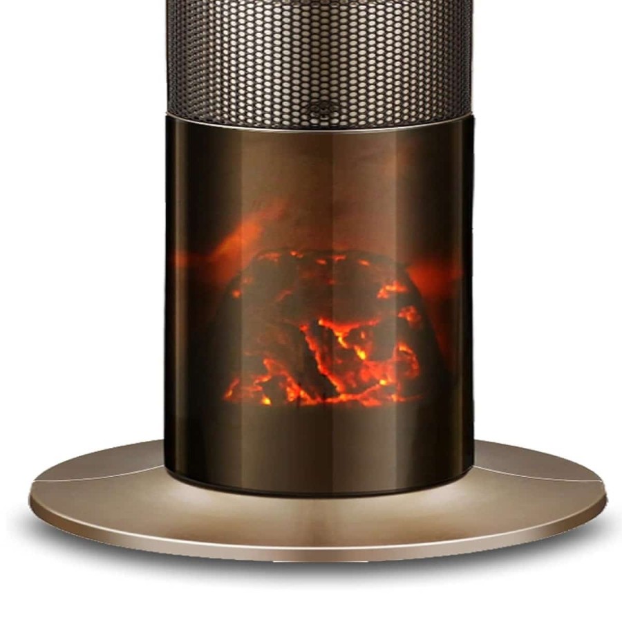 2.100W-Konvektor-Keramikheizer-Oszillation-Heizluefter-mit-Fernbedienung-Kamin-Holzfeuer-Effekt-7