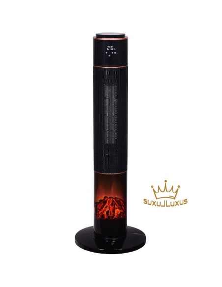 2.000W-Konvektor-Keramikheizer-Oszillation-Heizluefter-mit-Timer-Display-u.-Fernbedienung-Kamin-Holzfeuer-Effekt-1
