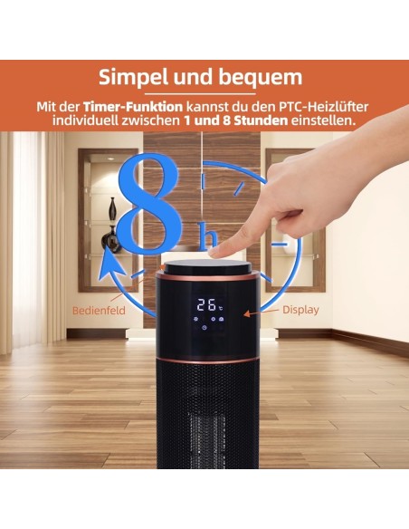 2.000W-Konvektor-Keramikheizer-Oszillation-Heizluefter-mit-Timer-Display-u.-Fernbedienung-Kamin-Holzfeuer-Effekt-4