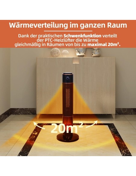 2.000W-Konvektor-Keramikheizer-Oszillation-Heizluefter-mit-Timer-Display-u.-Fernbedienung-Kamin-Holzfeuer-Effekt-6