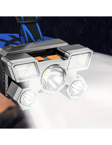 SUPERLIGHT-Kopflampe-mit-integriertem-Akku-4-Modis-mit-5-LEDs-Stirnleuchte-ueber-USB-wiederaufladbar-3