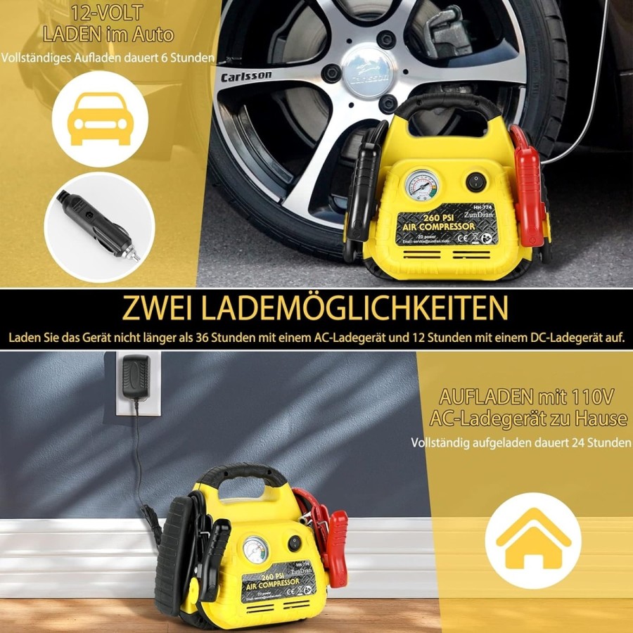 700-Amp-Akku-Booster-mobiles-Starthilfegeraet-12-Volt-260PSI-Kompressor-Arbeitsleuchte-USB-DC-Port-3