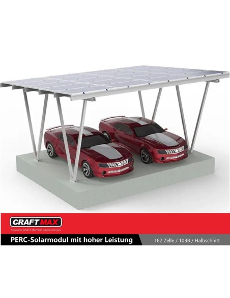 Photovoltaik-Solar-Parkplatz-Autohandel-e-LKW-Ladesaeule