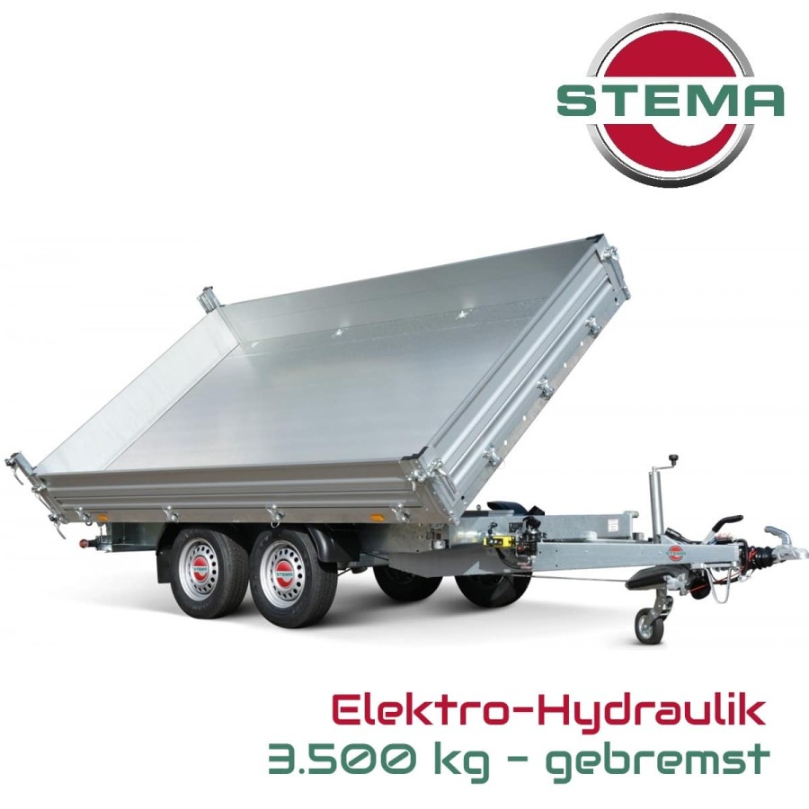 STEMA-TRIUS-SHDK-O2-35-36-18.2A-3-Seiten-ALU-Kipper-3.62×1.83×0.35m-mit-Pendelklappe-E-Hydraulik-3.500kg