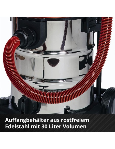 Akku-Nass-Trockensauger-TE-VC-3630-Li-S-Solo-Power-X-Change-Lithium-Ionen-ECOBOOST-Mode-Edelstahlbehaelter-30-l-5