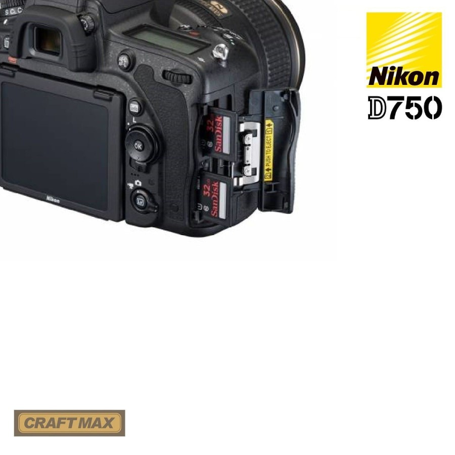 NIKON-D750-DSLR-Spiegelreflexkamera-24.3-Megapixel-Bodenplatte