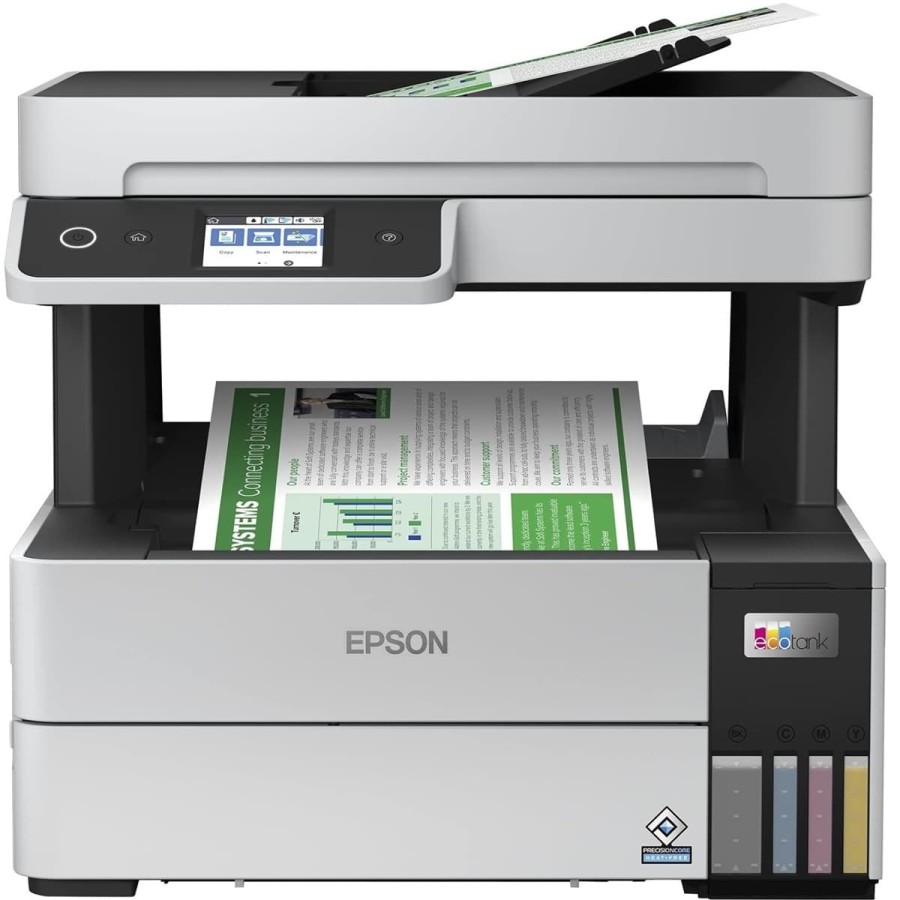 Epson-EcoTank-ET-5150-3-in-1-Ink-Multifunktion-Geraet-Kopierer-Scanner-Drucker-A4-ADF-Duplex-WiFi-Ethernet-Display-USB-2-2