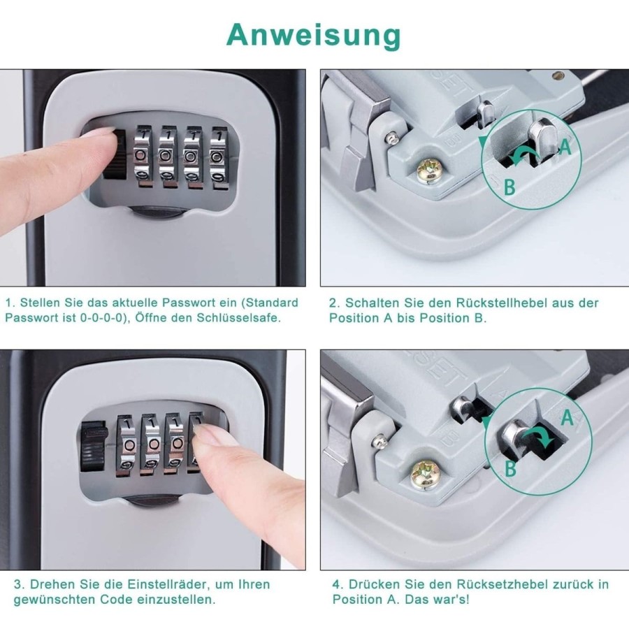 CRAFTMAX-Airbnb-Schluesseltresor-mit-Zahlencode-Schluesselbox-fuer-Innen-und-Aussenbereich-5