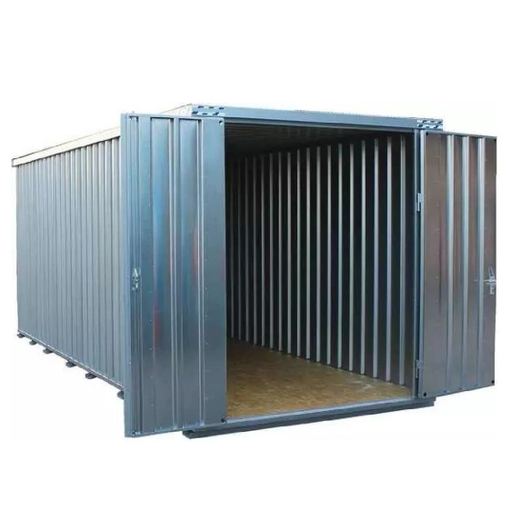 CRAFTMAX-Schnellbaucontainer-Laenge-4m-Doppeltuer-Stirnseite