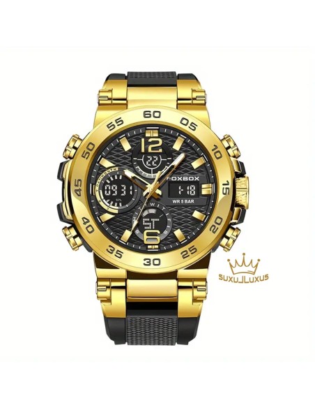 OXBOX-Herren-Luxus-Multifunktions-Chronograph-mit-Stoppuhr-Datum-Kalender-fluoreszierendes-Ziffernblatt-bis-30m-wasserdicht-1