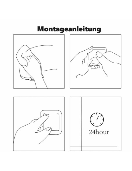 Edelstahl-Handtuchhaken-Handtuchhalter-Kleiderhaken-selbstklebend-ohne-Bohren-fuer-Bad-Kueche-5