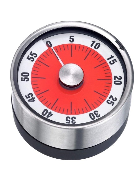 Edelstahl-Kurzzeitmesser-Kuechentimer-Eieruhr-mechanisch-magnetisch-1-60-Minuten-2