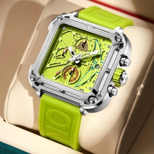 Luxus-Fashion-Business-Herren-Sportuhr-leuchtender-Chronograph-wasserdicht-neongruen-1 2