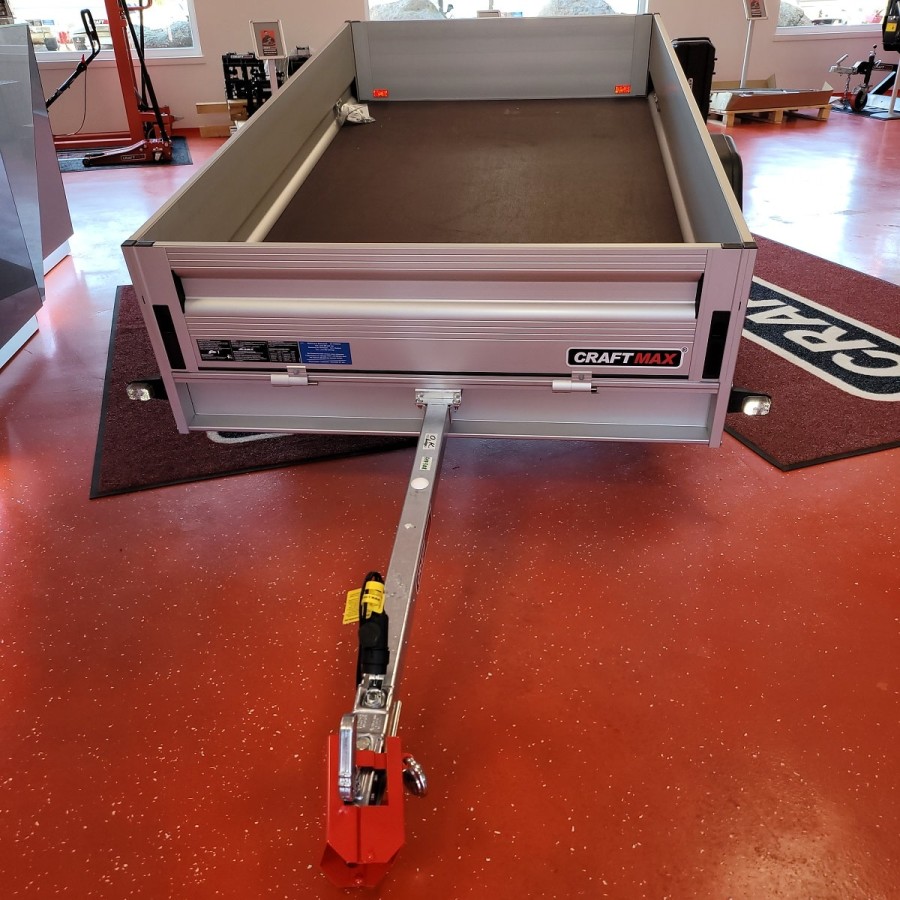 CRAFTMAX-CLEVER-Kastenanhaenger-750Kg-ungebremst-XL-Kastenprofil-Deichsel-Alu-Bordwaenden-Heck-Frontklappe-250x140x35cm-6