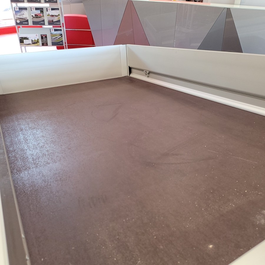 CRAFTMAX-CLEVER-Kastenanhaenger-750Kg-ungebremst-XL-Kastenprofil-Deichsel-Alu-Bordwaenden-Heck-Frontklappe-250x140x35cm-5