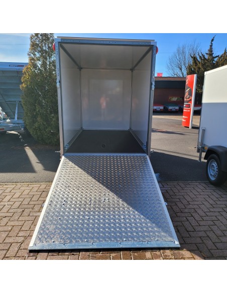 CRAFTMAX-Plywood-1300kg-Kofferanhaenger-grosse-Rampe-Abstellstuetzen-3.05×1.57x1-4