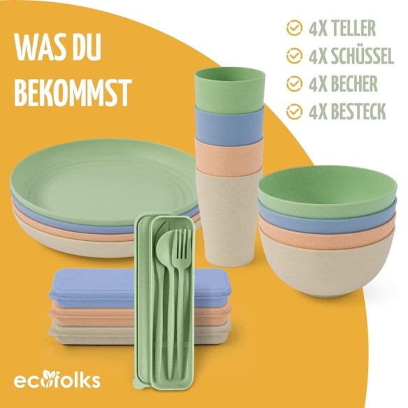 Wohnmobil-Reisemobil-Camping-Geschirr-ultraleicht-fuer-die-Reise-Party-Kinder-Geschirrset-Picknick-4