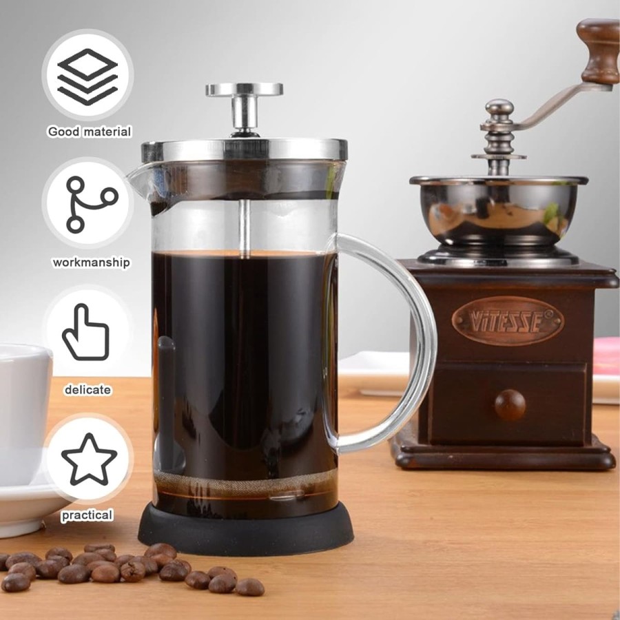 Kaffee-Frischbrueher-French-Coffee-Edelstahl-Filterpresse-Kaffeezubereitung-ohne-Strom-7