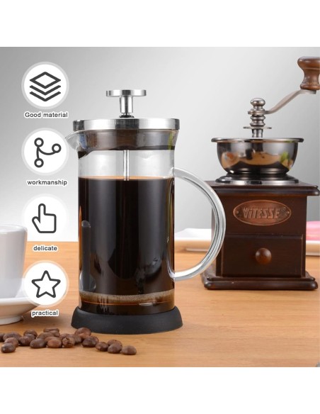 Kaffee-Frischbrueher-French-Coffee-Edelstahl-Filterpresse-Kaffeezubereitung-ohne-Strom-7