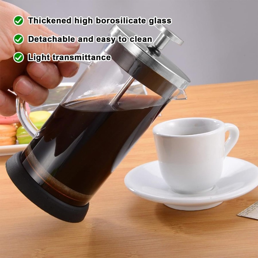 Kaffee-Frischbrueher-French-Coffee-Edelstahl-Filterpresse-Kaffeezubereitung-ohne-Strom-4