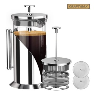 CRAFTMAX-cafe-francais-Pressfilterglaskaraffe-Kaffeemaschine-ohne-Strom-1