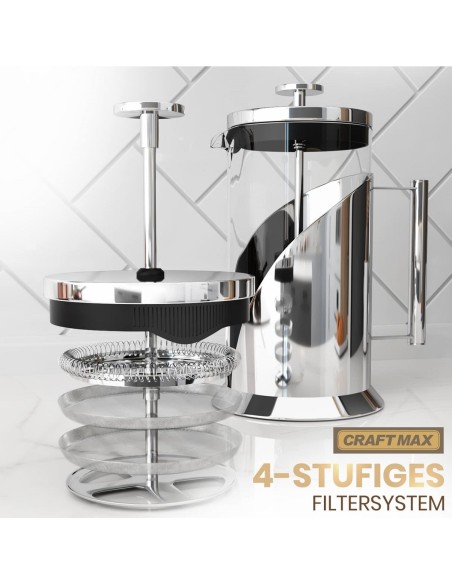 CRAFTMAX-cafe-francais-Pressfilterglaskaraffe-Kaffeemaschine-ohne-Strom-7