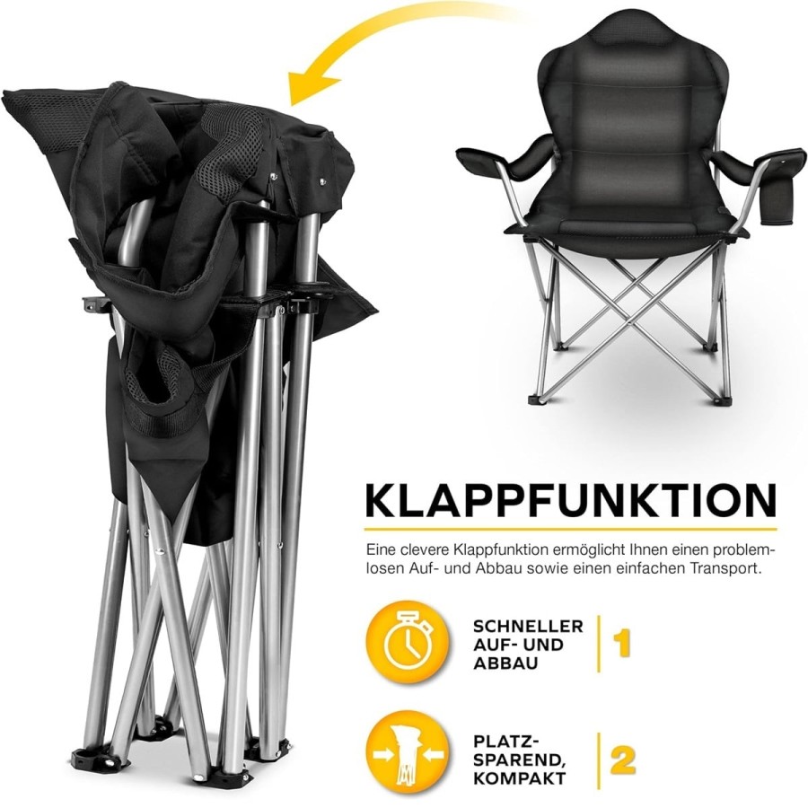 Luxus-Campingstuhl-mit-Armlehnen-und-Getraenkehalter-faltbar-150kg-Angelstuhl-Faltstuhl-Klappstuhl-6