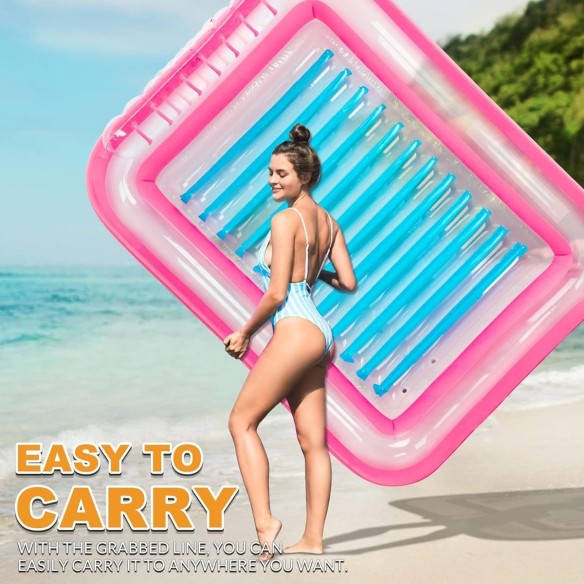 PinkBarby-Luft-Matratze-zwei-Personen-mini-Pool-aufblasbar-reissfest-sehr-leicht-180x120cm-5