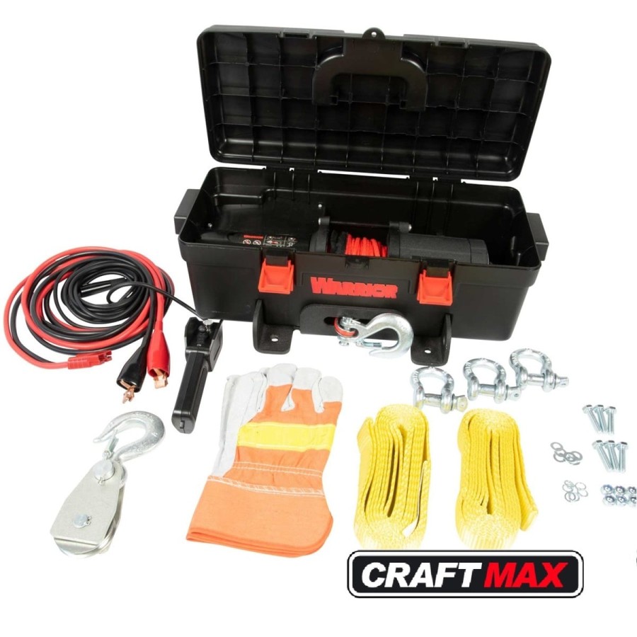 CRAFTMAX-Mobile-Seilwinde-12V-Zugkraft-1814-kg-sicher-verstaut-in-der-Kunstoffbox-m.-stabiler-Halterung-1