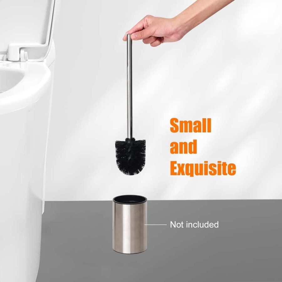 WC-Buerste-schwarz-Toilettenbuerste-Edelstahlstiel-Klobuerste-abnehmbarer-Buerstenkopf-8cm-4
