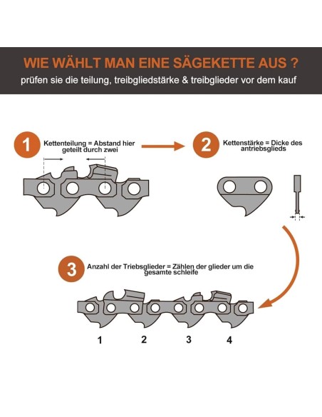 CRAFTMAX-Profi-Saegekette-35-cm-38LP-52-Antriebsglieder-11mm-geeignet-fuer-Makita-4