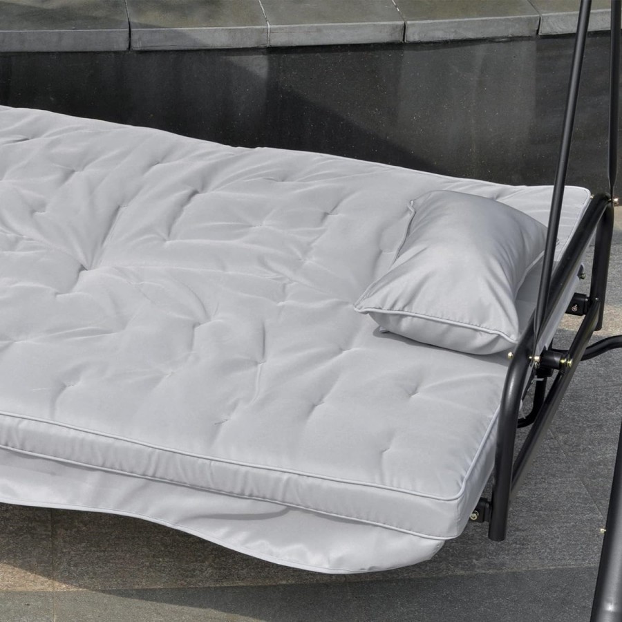 3-Sitzer-Hollywoodschaukel-mit-Liege-Funktion-verstellbarem-Baldachin-209x114x170cm-grau-8