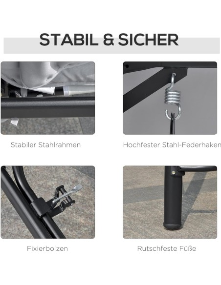 3-Sitzer-Hollywoodschaukel-mit-Liege-Funktion-verstellbarem-Baldachin-209x114x170cm-grau-3