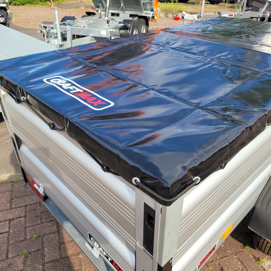 CRAFTMAX-750kg-ALU-Kastenanhaenger-mit-60cm-Aluminiumbordwand-Plane-8